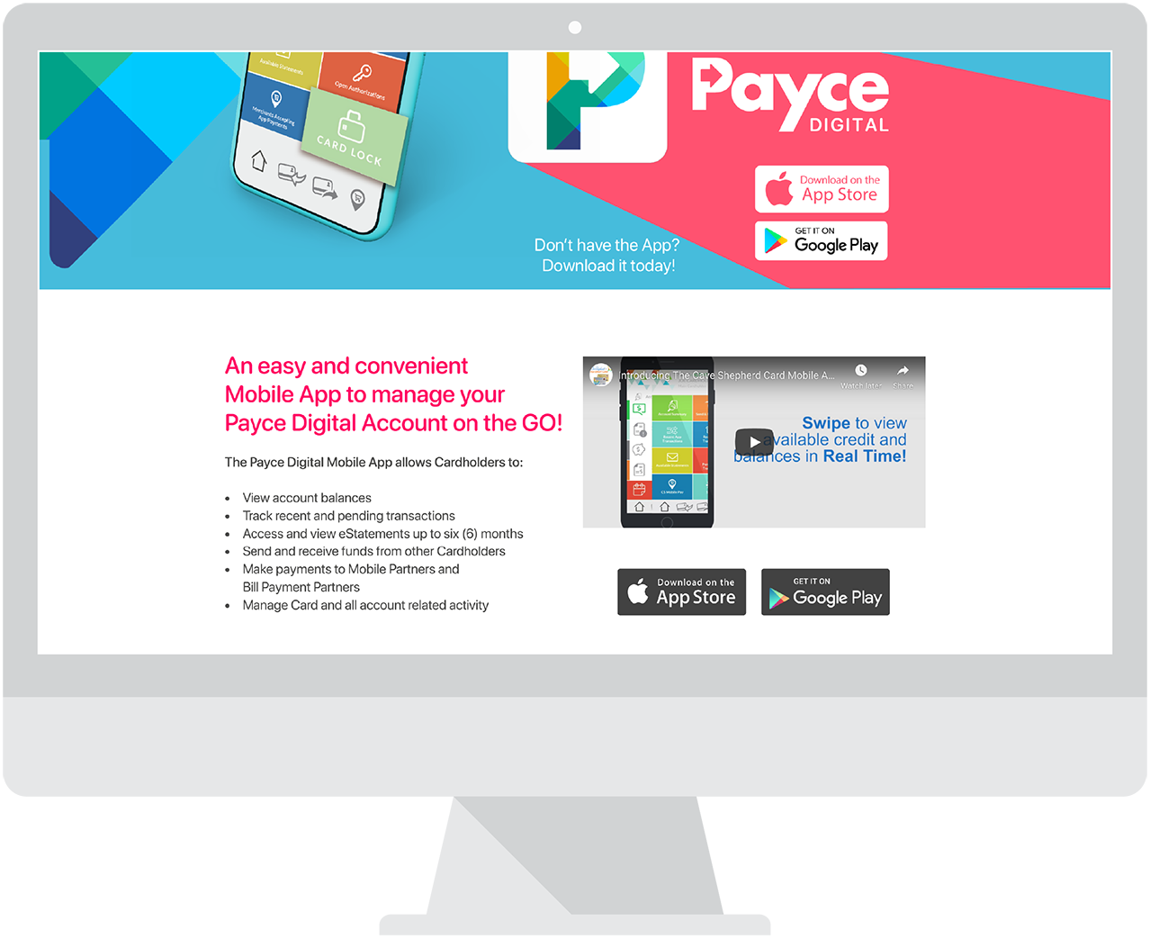 Payce Digital Mobile App
